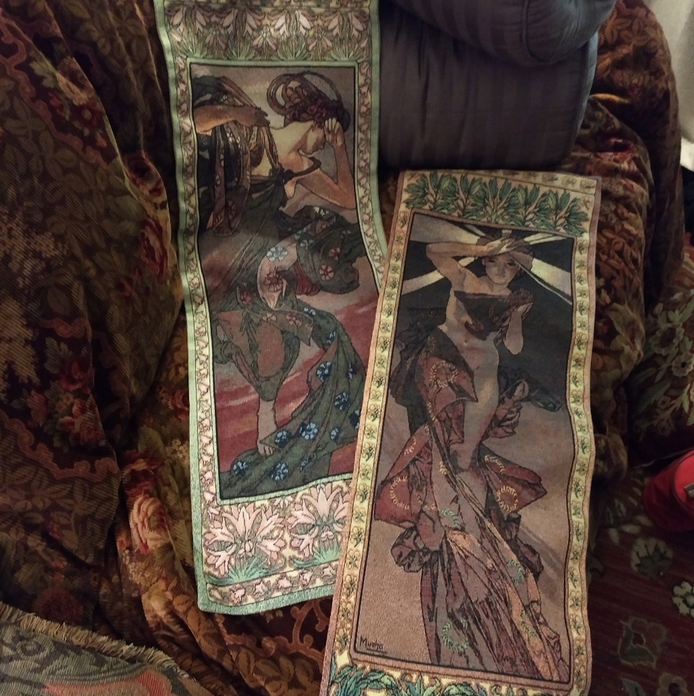 Mucha Tapestry Set of 2